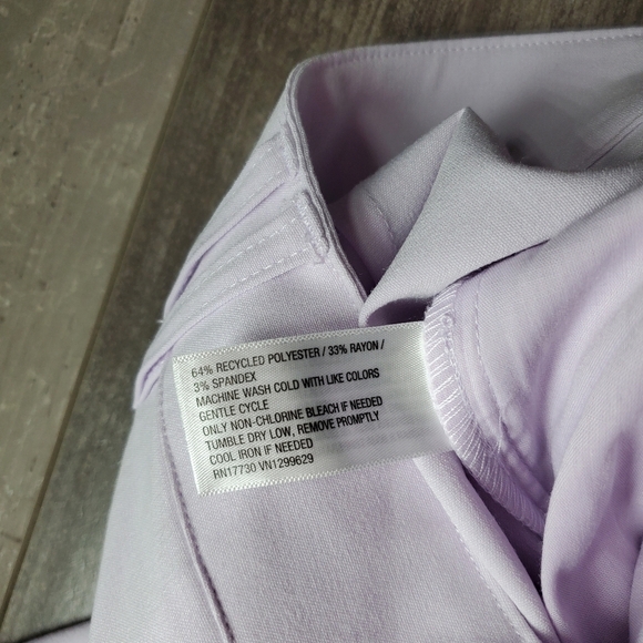 NWT Wild Fable Light Violet High-Rise Wide Leg Trousers Size 2 - Picture 11 of 16